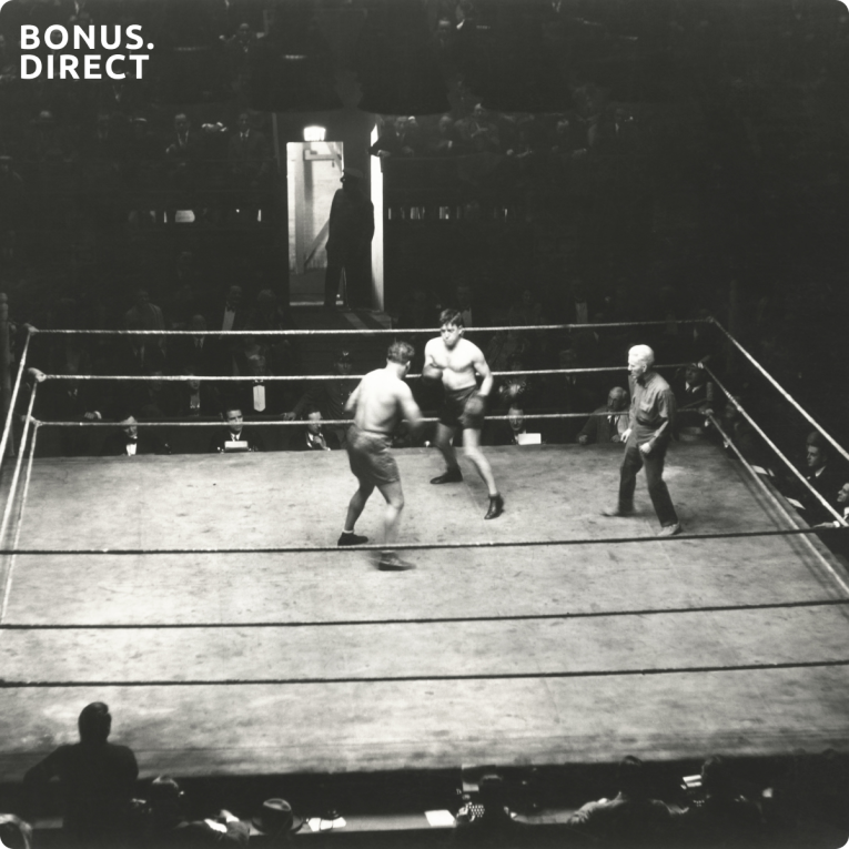 vintage boxing match